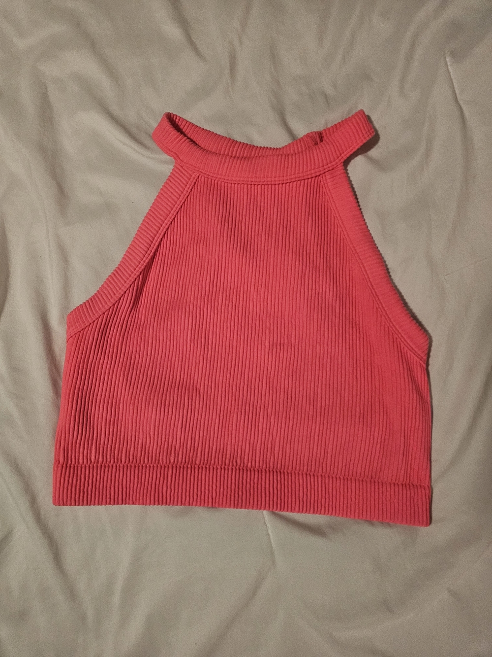 AERIE Ribbed Halter Crop Top